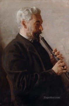 オーボエ奏者 別名ベンジャミンの肖像 リアリズムの肖像画 トーマス・イーキンス Oil Paintings